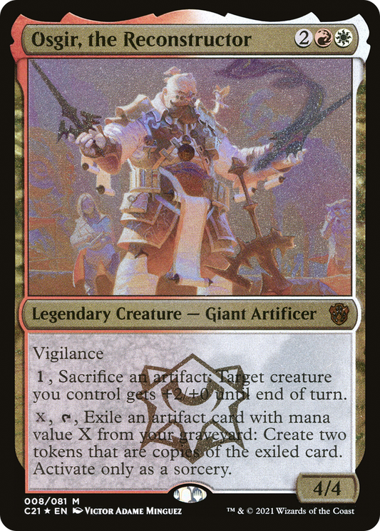 Osgir, the Reconstructor (C21-008) - Commander 2021 Display Commanders Foil