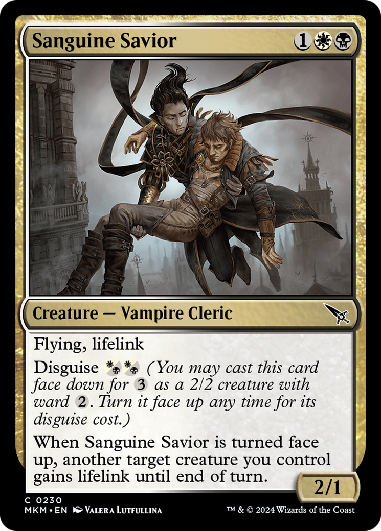 Sanguine Savior (MKM-230) - Murders at Karlov Manor Foil - Premium MTG Single from Wizards of the Coast - Just $0.25! Shop now at Game Crave Tournament Store