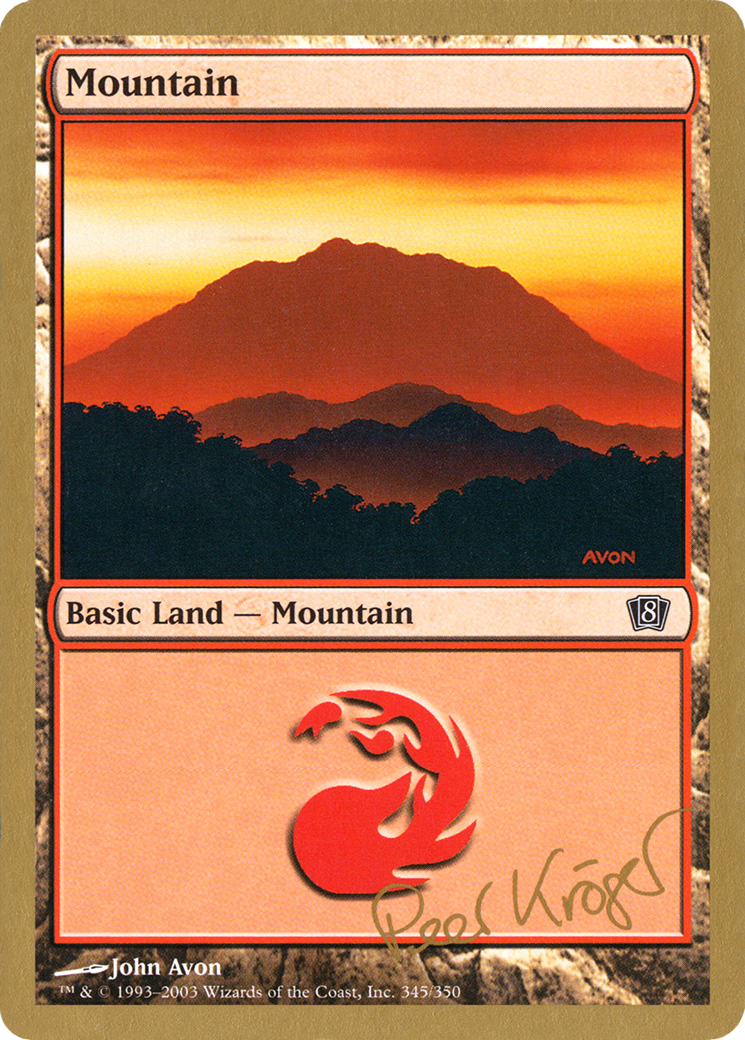 Mountain (WC03-PK345) - World Championship Decks 2003