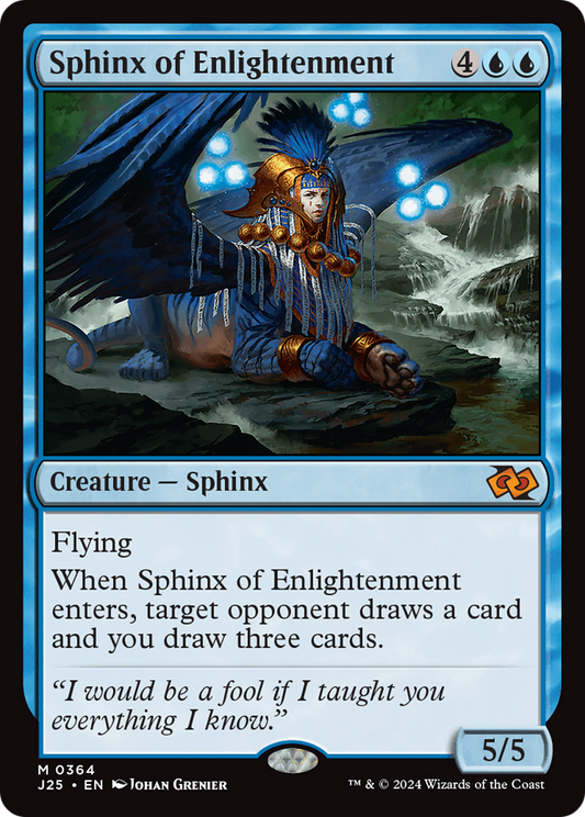 Sphinx of Enlightenment (J25-364) - Foundations Jumpstart - Premium MTG Single from Wizards of the Coast - Just $0.25! Shop now at Game Crave Tournament Store