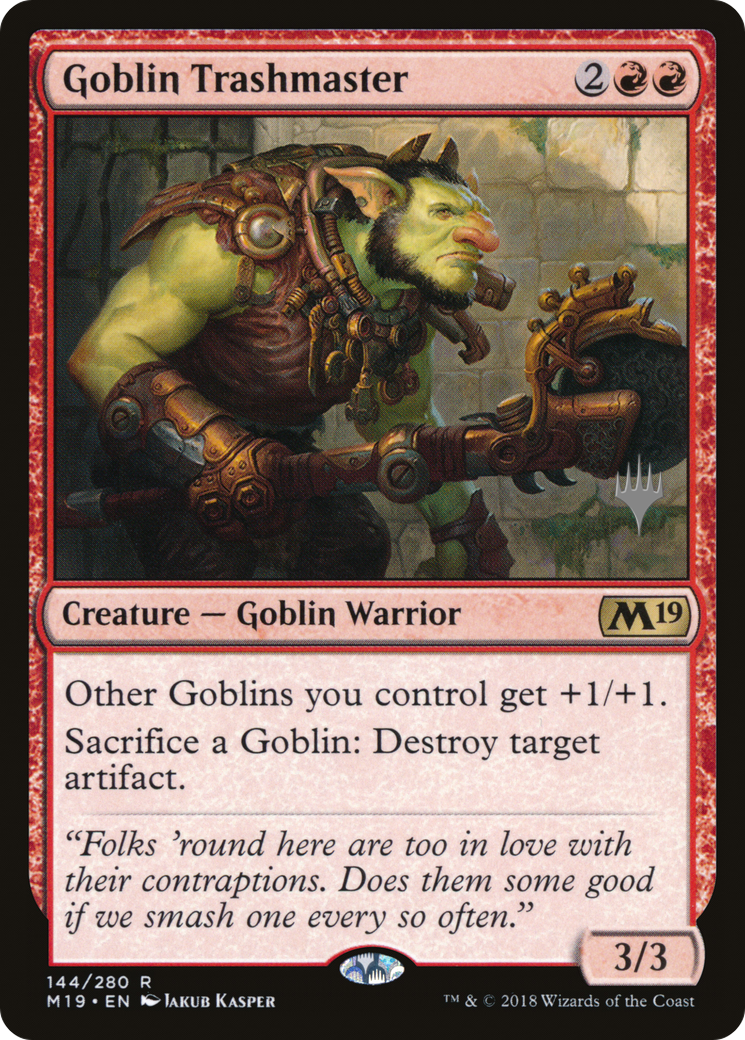 Goblin Trashmaster (PM19-144P) - Core Set 2019 Promos