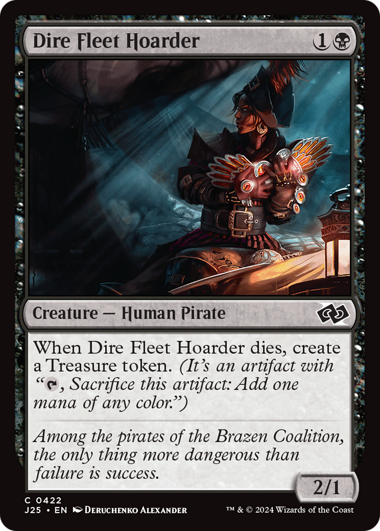 Dire Fleet Hoarder (J25-422) - Foundations Jumpstart - Premium MTG Single from Wizards of the Coast - Just $0.25! Shop now at Game Crave Tournament Store