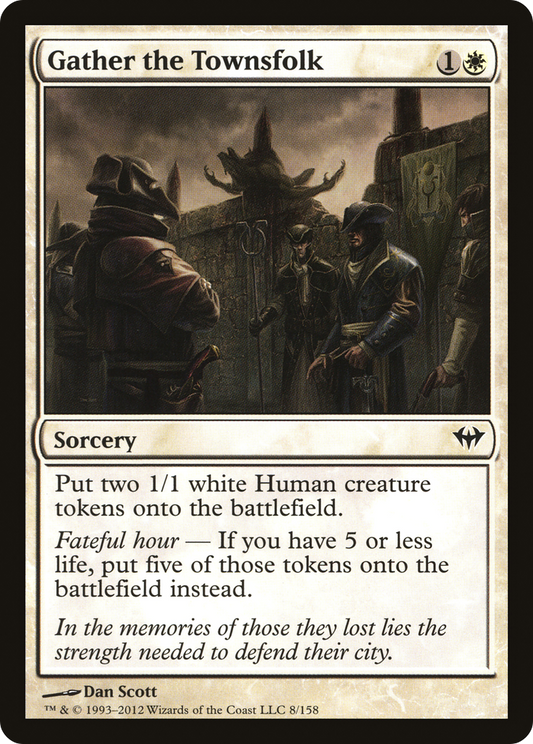 Gather the Townsfolk (DKA-008) - Dark Ascension