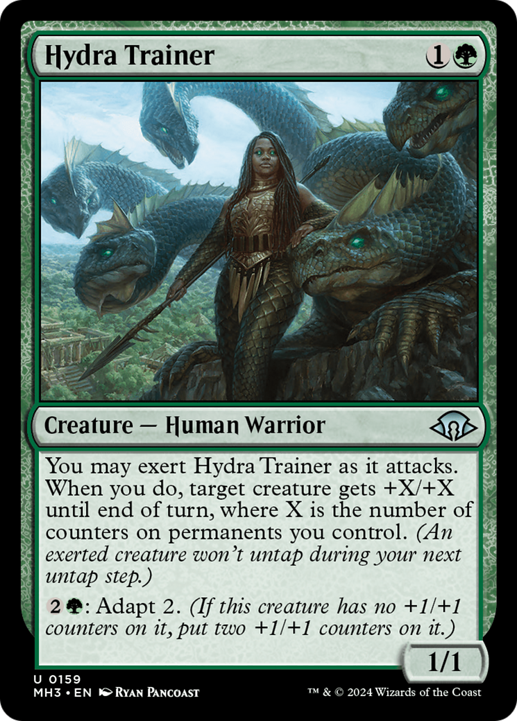 Hydra Trainer (MH3-159) - Modern Horizons 3 - Premium MTG Single from Wizards of the Coast - Just $0.25! Shop now at Game Crave Tournament Store