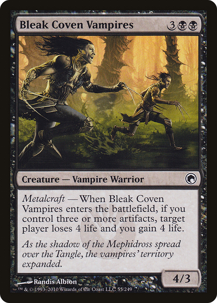 Bleak Coven Vampires (SOM-055) - Scars of Mirrodin Foil