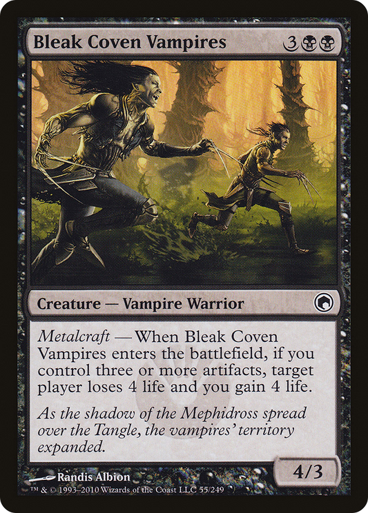 Bleak Coven Vampires (SOM-055) - Scars of Mirrodin Foil