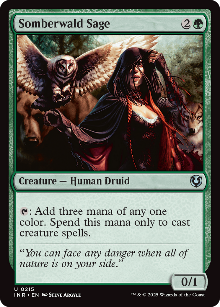 Somberwald Sage (-215) - Innistrad Remastered Foil - Premium MTG Single from Wizards of the Coast - Just $0.26! Shop now at Game Crave Tournament Store