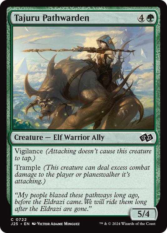 Tajuru Pathwarden (J25-722) - Foundations Jumpstart - Premium MTG Single from Wizards of the Coast - Just $0.25! Shop now at Game Crave Tournament Store