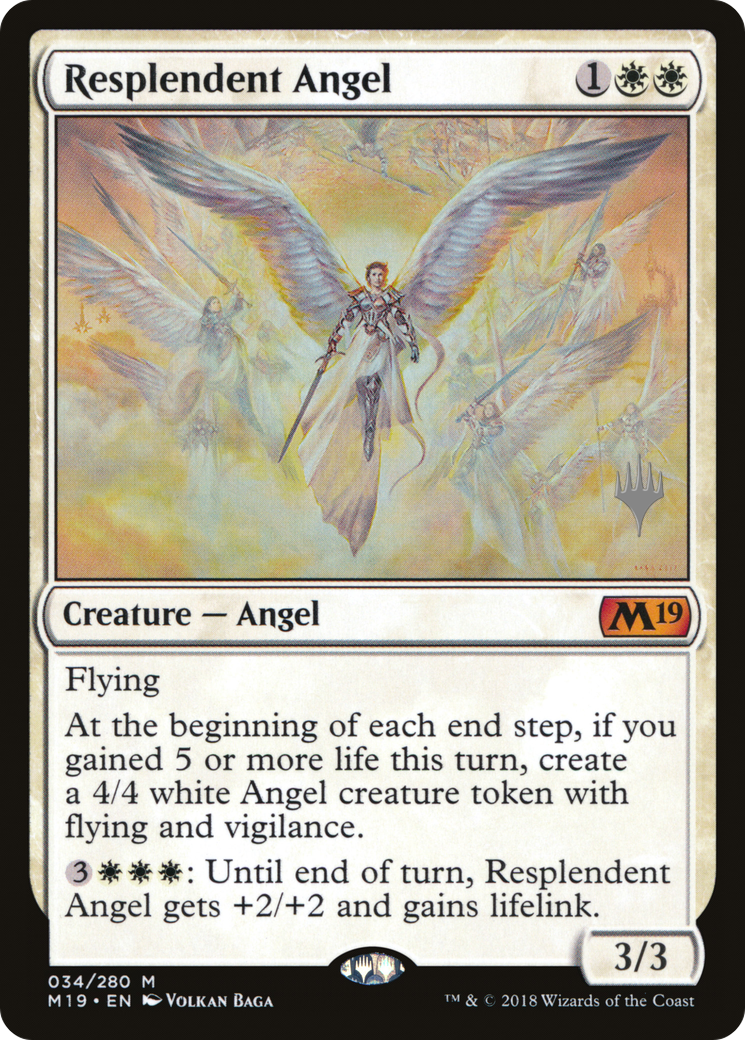 Resplendent Angel (PM19-34P) - Core Set 2019 Promos Foil