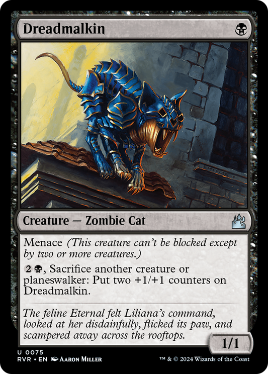 Dreadmalkin (RVR-075) - Ravnica Remastered - Premium MTG Single from Wizards of the Coast - Just $0.25! Shop now at Game Crave Tournament Store