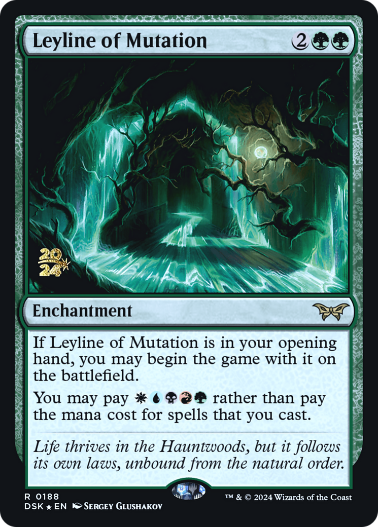 Leyline of Mutation (PDSK-188S) - Duskmourn: House of Horror Promos Foil - Premium MTG Single from Wizards of the Coast - Just $0.60! Shop now at Game Crave Tournament Store