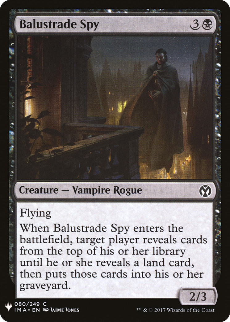 Balustrade Spy (MB1-570) - Mystery Booster