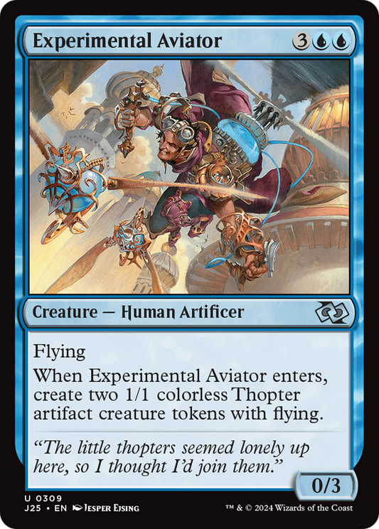Experimental Aviator (J25-309) - Foundations Jumpstart - Premium MTG Single from Wizards of the Coast - Just $0.25! Shop now at Game Crave Tournament Store