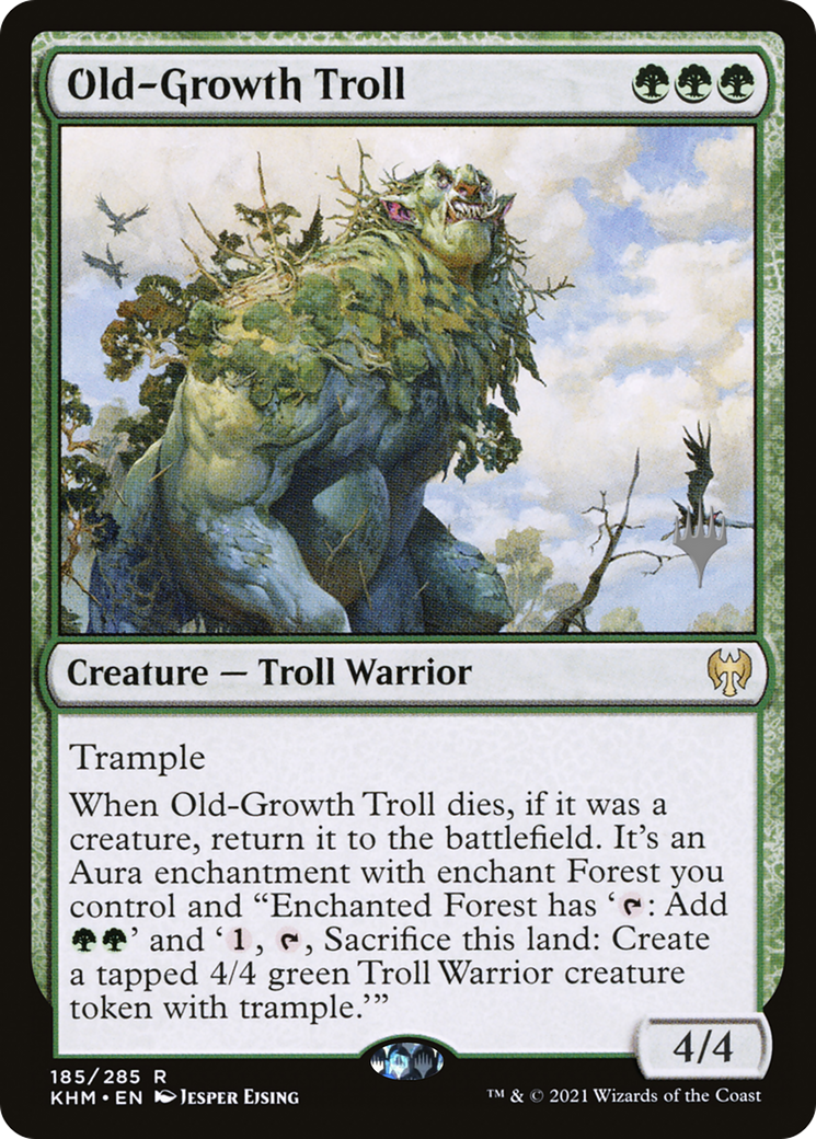 Old-Growth Troll (PKHM-185P) - Kaldheim Promos Foil