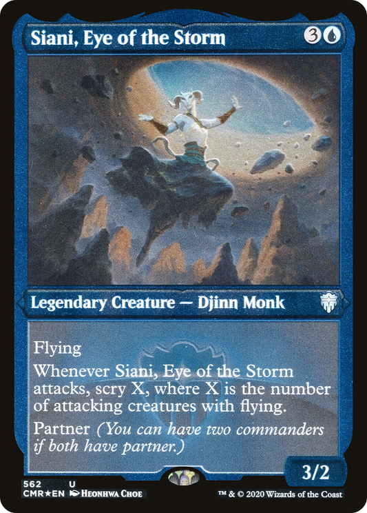 Siani, Eye of the Storm (CMR-562) - Commander Legends Foil