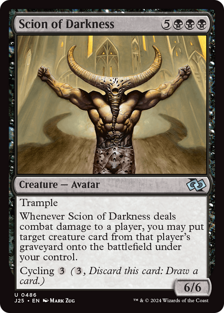Scion of Darkness (J25-486) - Foundations Jumpstart - Premium MTG Single from Wizards of the Coast - Just $0.25! Shop now at Game Crave Tournament Store