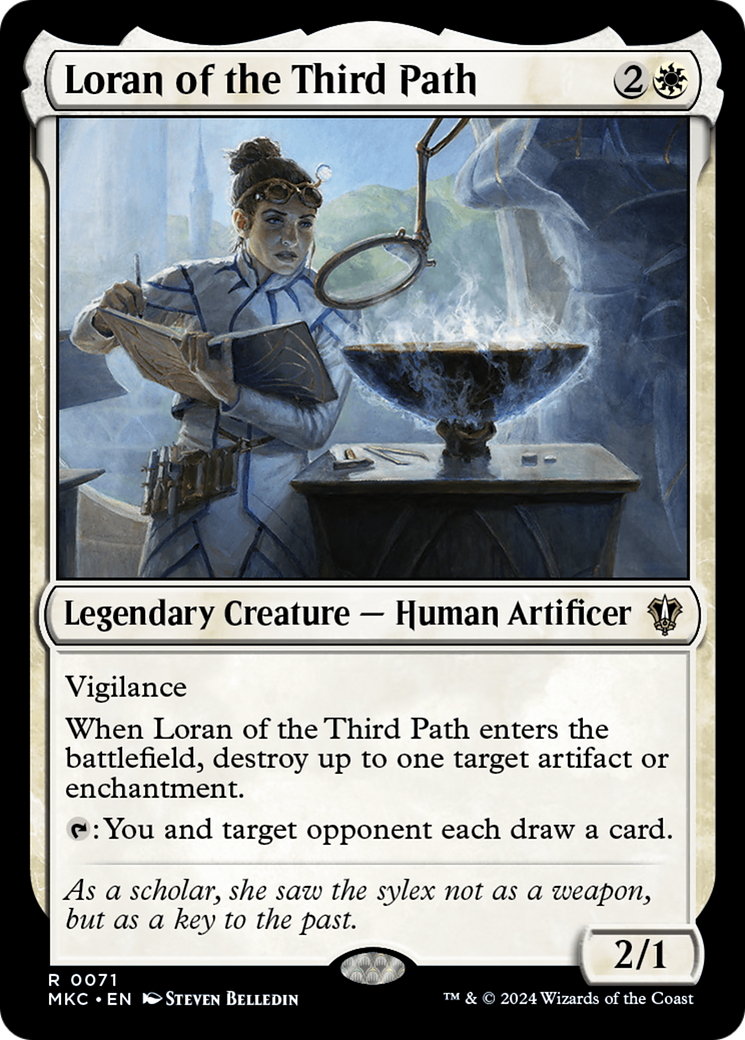 Loran of the Third Path (MKC-071) - Murders at Karlov Manor Commander - Premium MTG Single from Wizards of the Coast - Just $2.04! Shop now at Game Crave Tournament Store