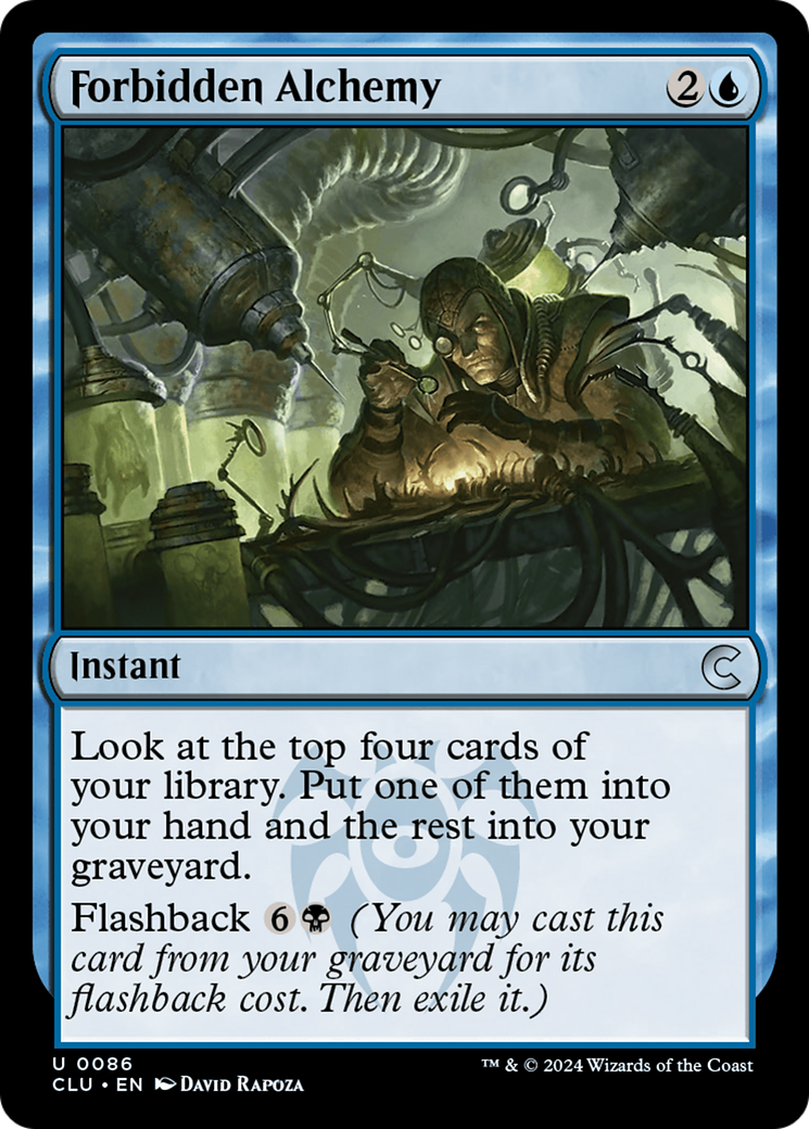 Forbidden Alchemy (CLU-086) - Ravnica: Clue Edition - Premium MTG Single from Wizards of the Coast - Just $0.25! Shop now at Game Crave Tournament Store