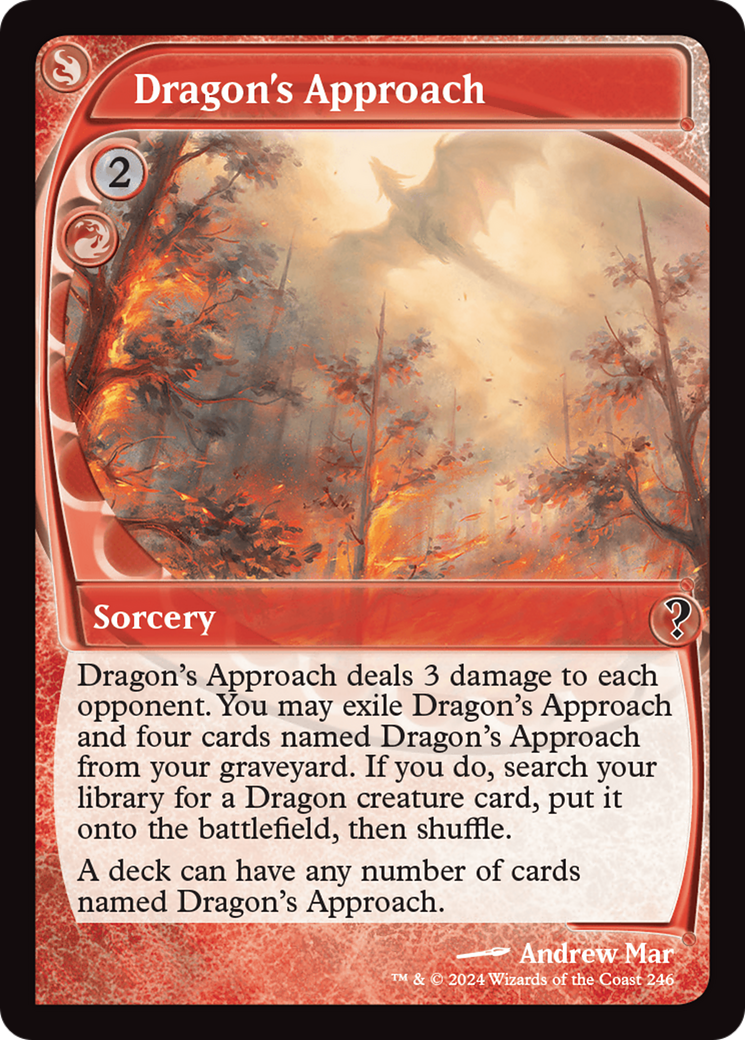 Dragon's Approach (MB2-246) - Mystery Booster 2 Foil - Premium MTG Single from Wizards of the Coast - Just $26.24! Shop now at Game Crave Tournament Store