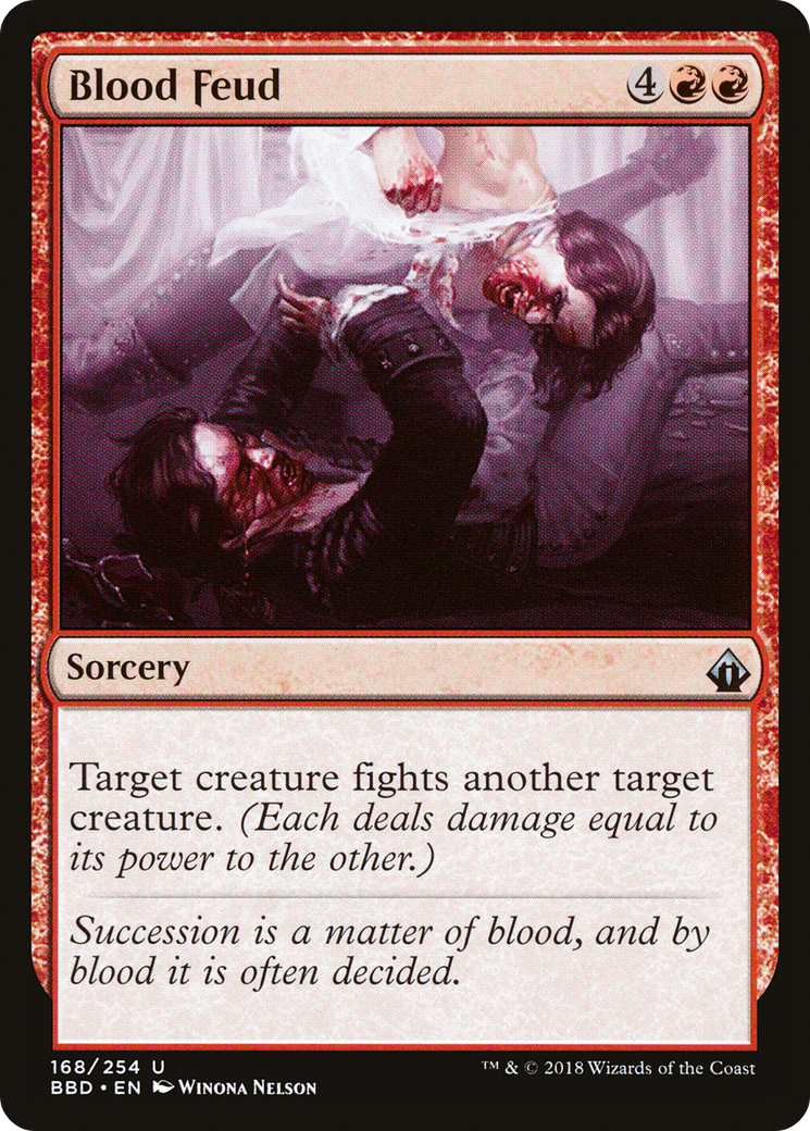 Blood Feud (BBD-168) - Battlebond Foil