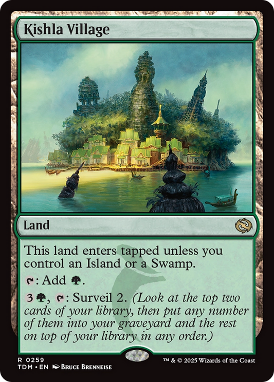 Kishla Village (TDM-259) - Tarkir: Dragonstorm - Premium MTG Single from Wizards of the Coast - Just $0.08! Shop now at Game Crave Tournament Store