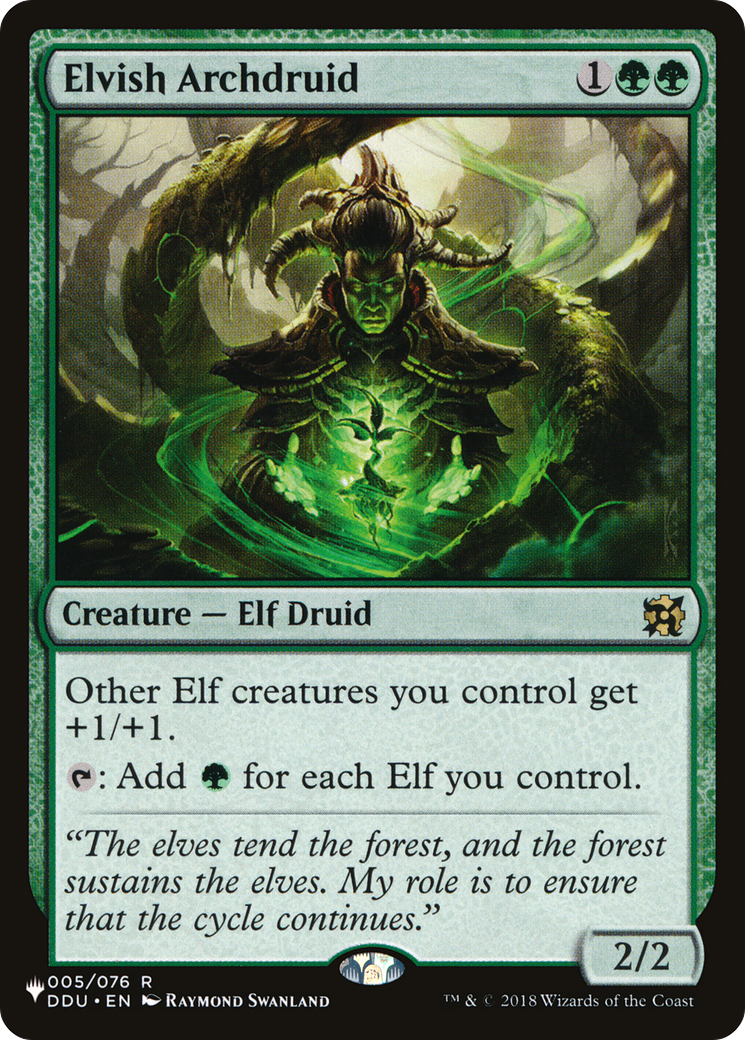 Elvish Archdruid (PLIST-165) - The List