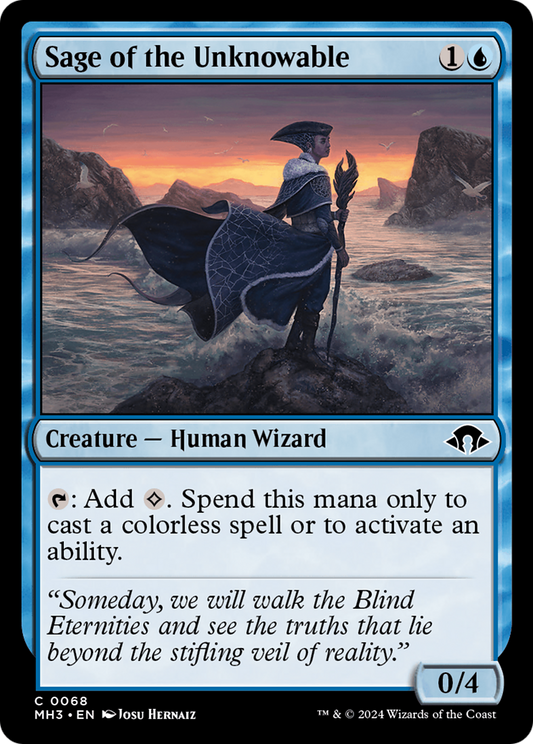 Sage of the Unknowable (MH3-068) - Modern Horizons 3 Foil - Premium MTG Single from Wizards of the Coast - Just $0.25! Shop now at Game Crave Tournament Store