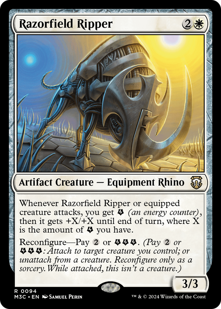 Razorfield Ripper (M3C-094) - Modern Horizons 3 Commander Foil - Premium MTG Single from Wizards of the Coast - Just $0.25! Shop now at Game Crave Tournament Store