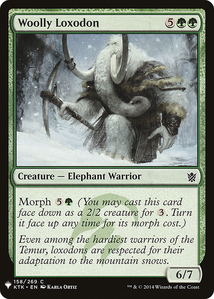 Woolly Loxodon (MB1-1377) - Mystery Booster