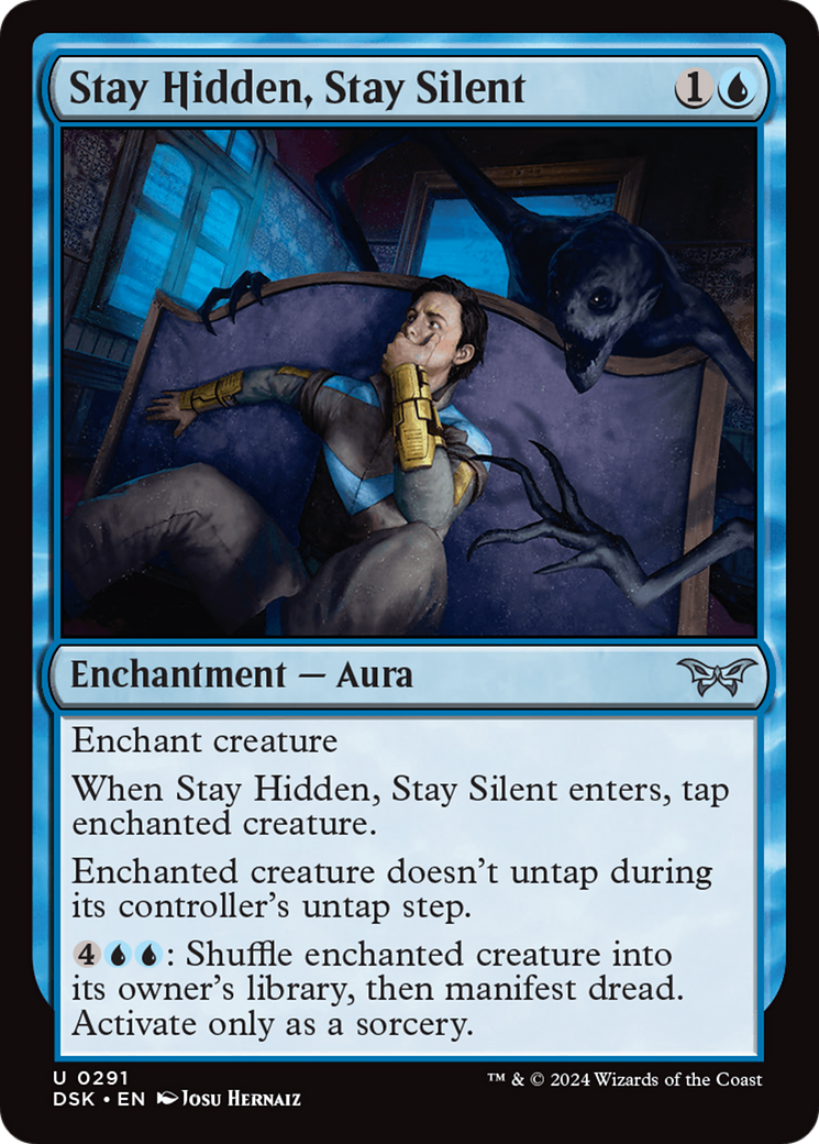 Stay Hidden, Stay Silent (DSK-291) - Duskmourn: House of Horror Foil - Premium MTG Single from Wizards of the Coast - Just $0.25! Shop now at Game Crave Tournament Store