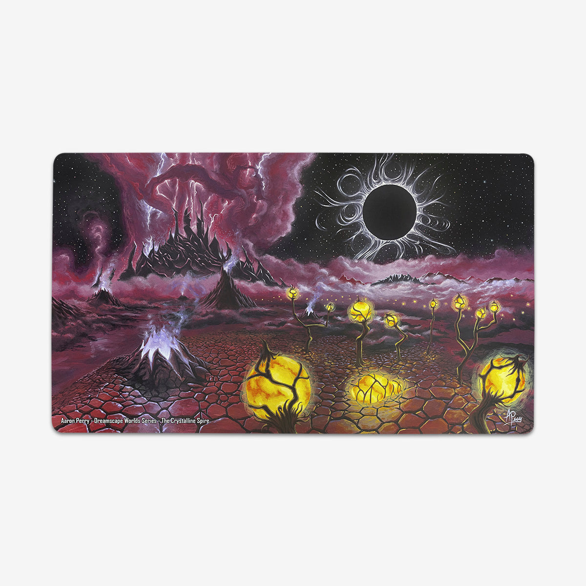 The Crystalline Spire Playmat - Premium Playmat from Inked Gaming - Just $34.99! Shop now at Game Crave Tournament Store