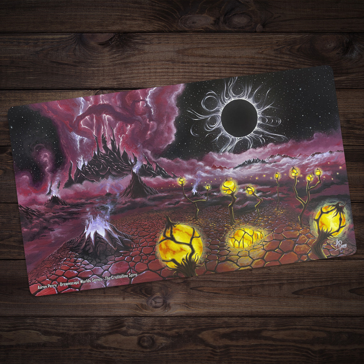 The Crystalline Spire Playmat - Premium Playmat from Inked Gaming - Just $34.99! Shop now at Game Crave Tournament Store