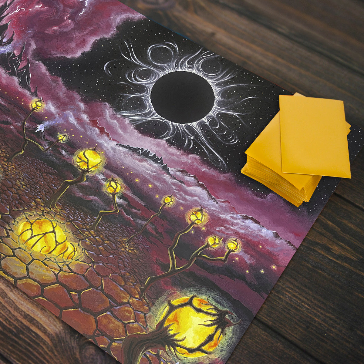 The Crystalline Spire Playmat - Premium Playmat from Inked Gaming - Just $34.99! Shop now at Game Crave Tournament Store