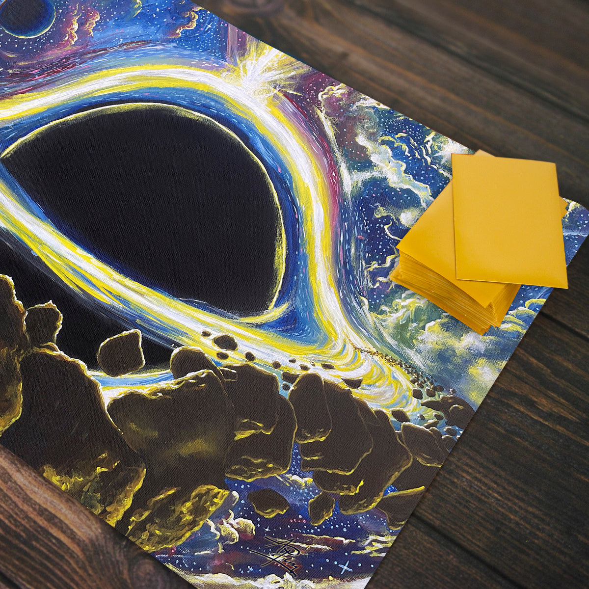 The Dreamscape Warped Playmat - Premium Playmat from Inked Gaming - Just $34.99! Shop now at Game Crave Tournament Store