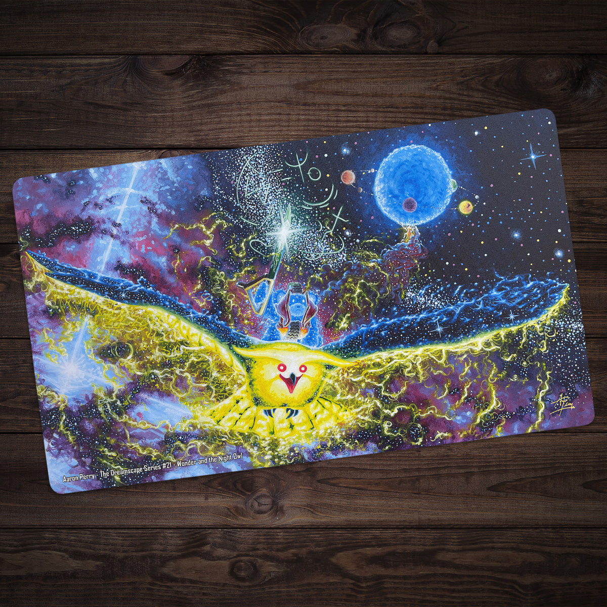 Wonder and the Night Owl Playmat - Premium Playmat from Inked Gaming - Just $34.99! Shop now at Game Crave Tournament Store