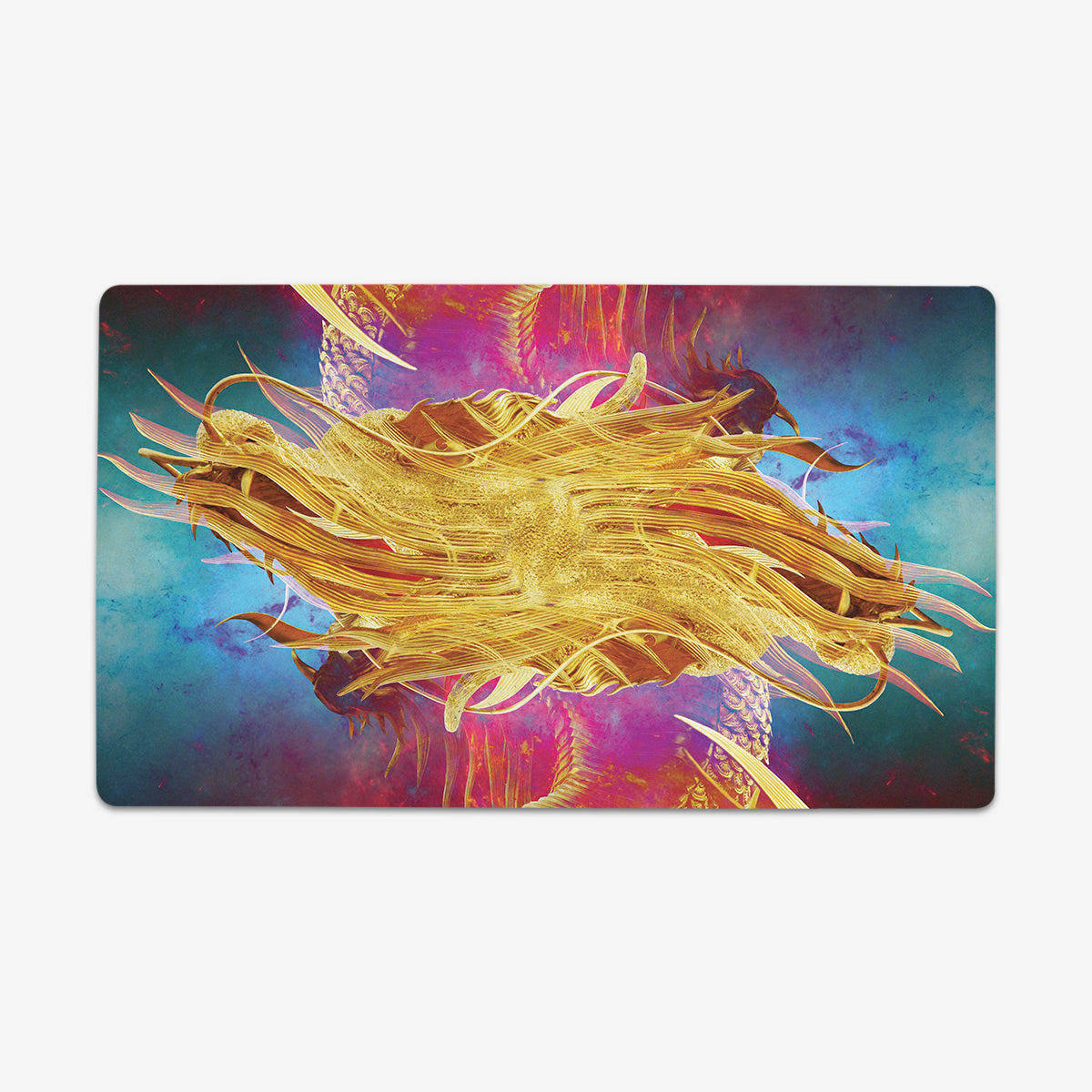 The Golden Dragons Playmat - Premium Playmat from Inked Gaming - Just $34.99! Shop now at Game Crave Tournament Store