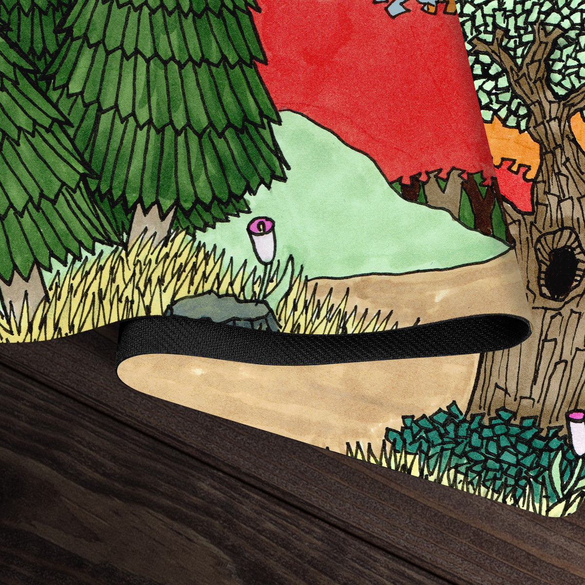 The Red Forest Playmat - Premium Playmat from Inked Gaming - Just $34.99! Shop now at Game Crave Tournament Store