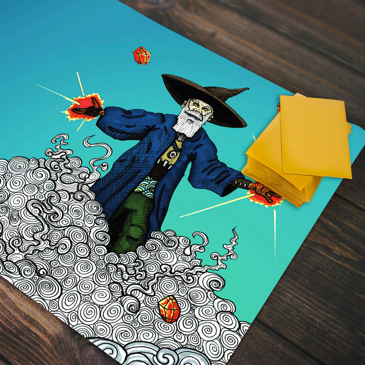 Wizard Playmat - Premium Playmat from Inked Gaming - Just $34.99! Shop now at Game Crave Tournament Store