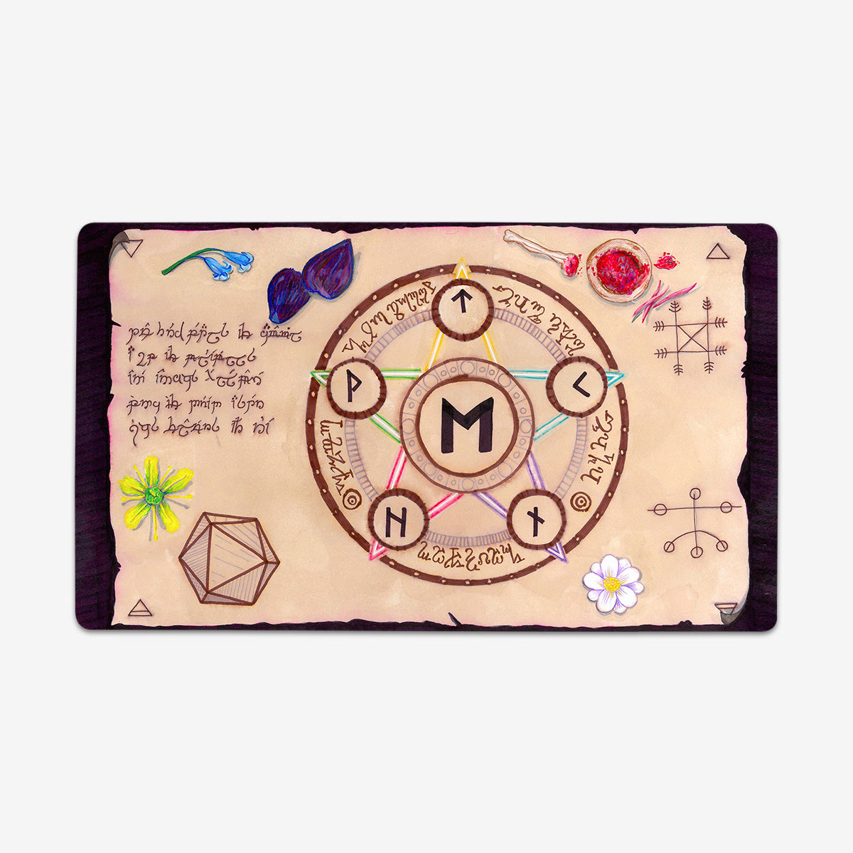 Wizard's Scroll Playmat - Premium Playmat from Inked Gaming - Just $34.99! Shop now at Game Crave Tournament Store