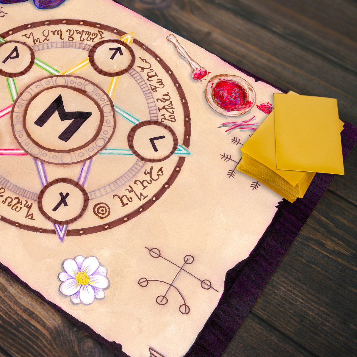 Wizard's Scroll Playmat - Premium Playmat from Inked Gaming - Just $34.99! Shop now at Game Crave Tournament Store