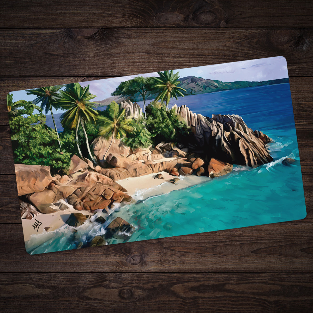Tropical Island Playmat - Premium Playmat from Inked Gaming - Just $34.99! Shop now at Game Crave Tournament Store