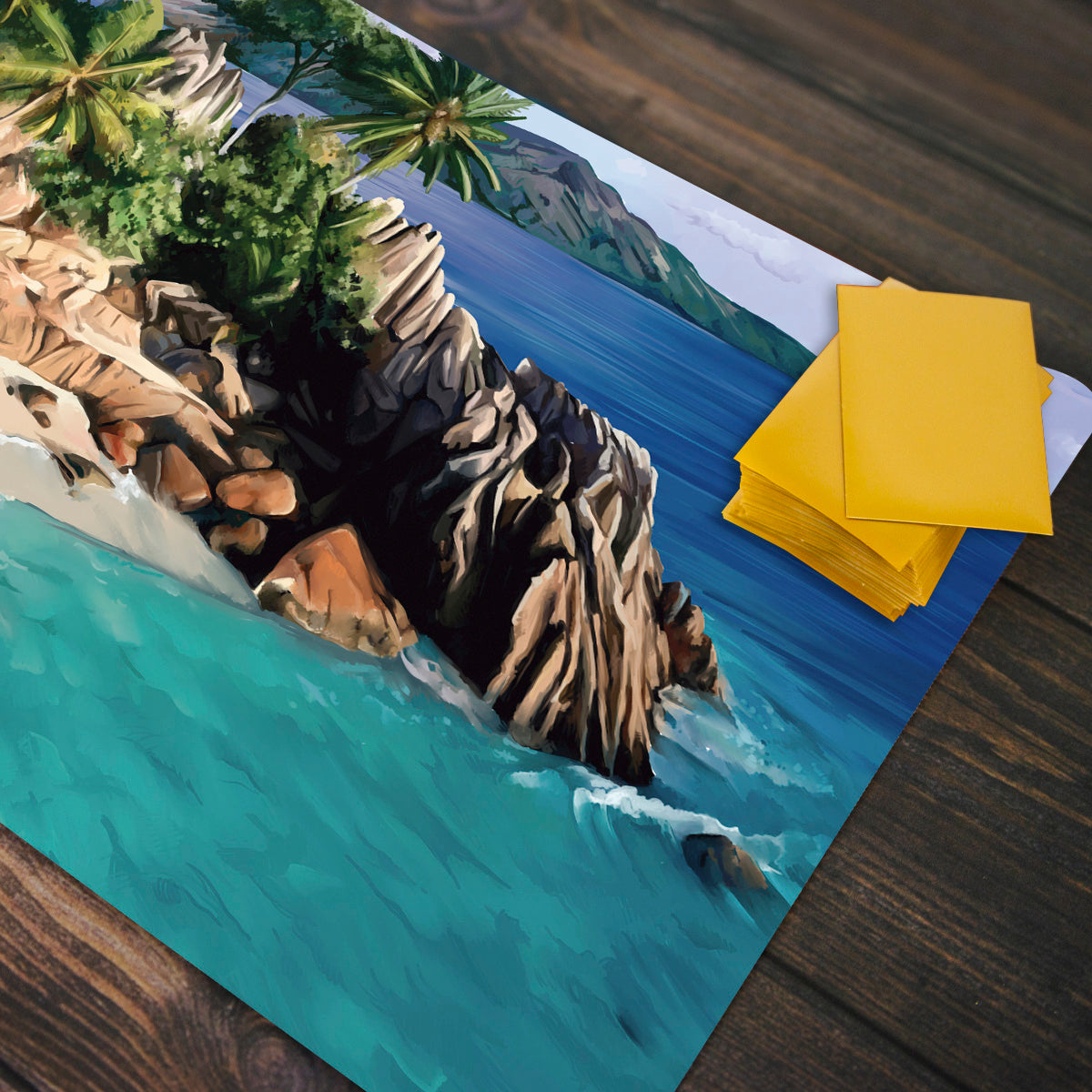 Tropical Island Playmat - Premium Playmat from Inked Gaming - Just $34.99! Shop now at Game Crave Tournament Store