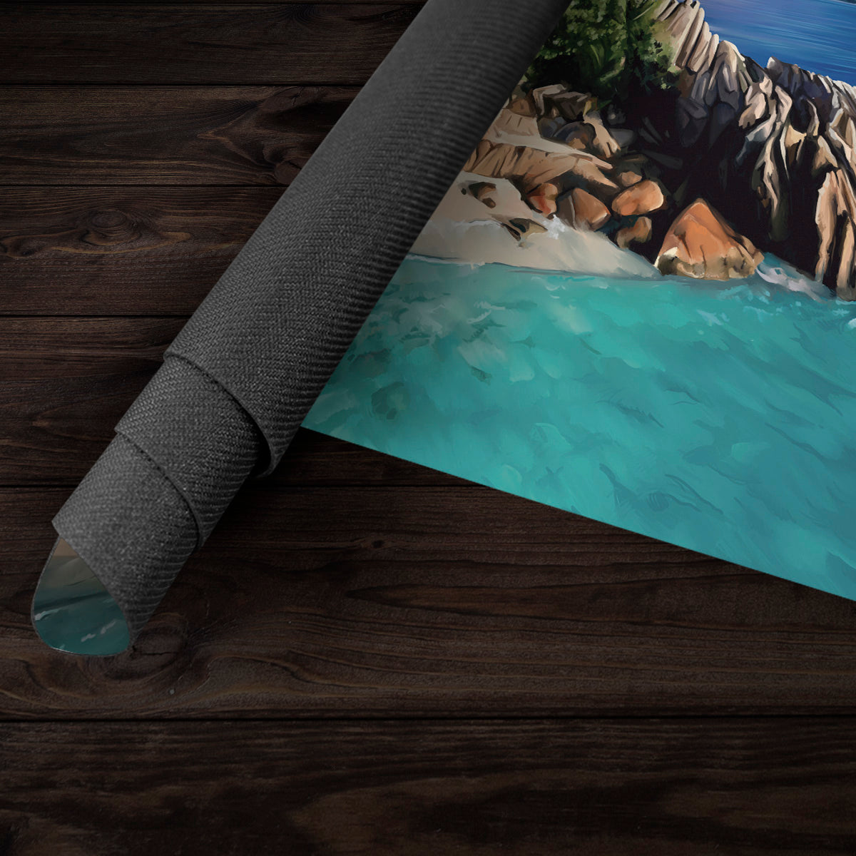 Tropical Island Playmat - Premium Playmat from Inked Gaming - Just $34.99! Shop now at Game Crave Tournament Store