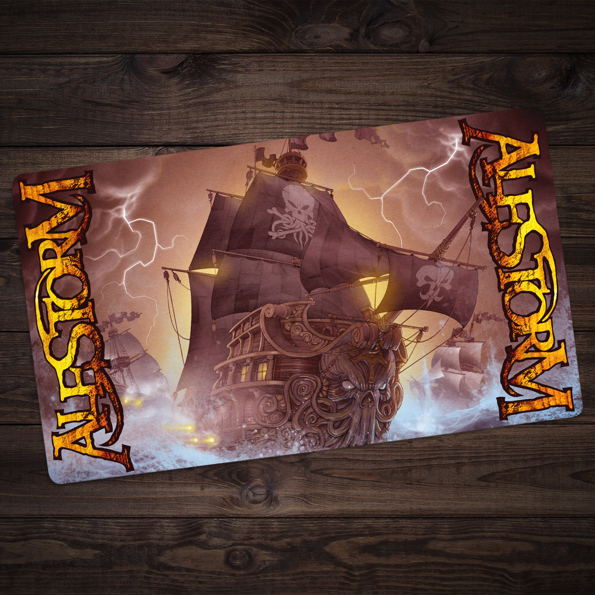 Sunset on the Golden Age Playmat - Premium Playmat from Inked Gaming - Just $34.99! Shop now at Game Crave Tournament Store