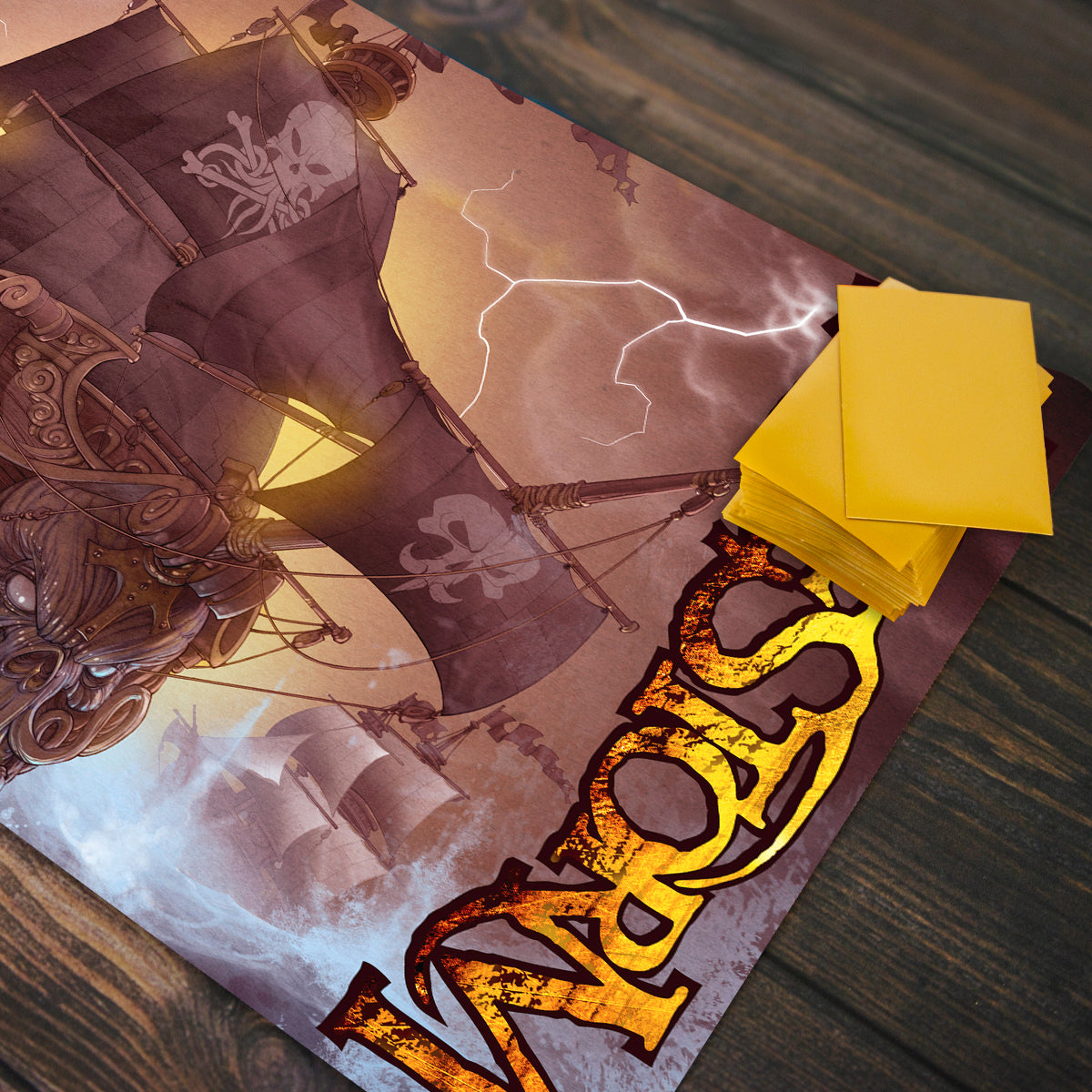 Sunset on the Golden Age Playmat - Premium Playmat from Inked Gaming - Just $34.99! Shop now at Game Crave Tournament Store