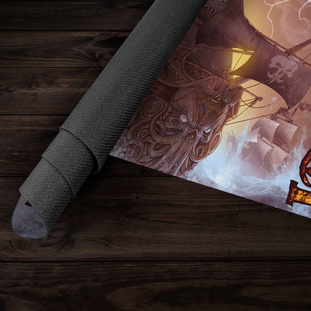 Sunset on the Golden Age Playmat - Premium Playmat from Inked Gaming - Just $34.99! Shop now at Game Crave Tournament Store