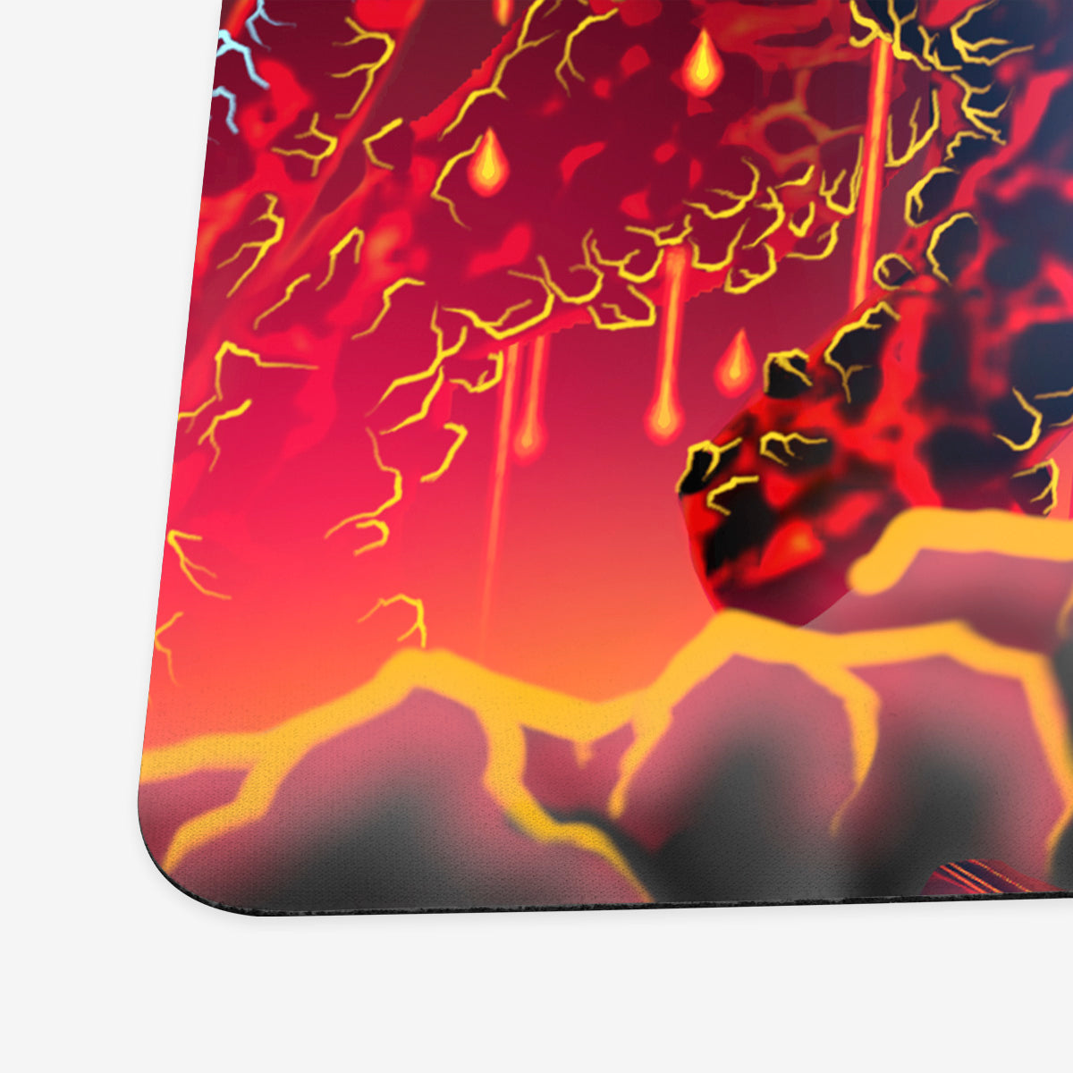 Waterfall Lava Cat Playmat - Premium Playmat from Inked Gaming - Just $34.99! Shop now at Game Crave Tournament Store