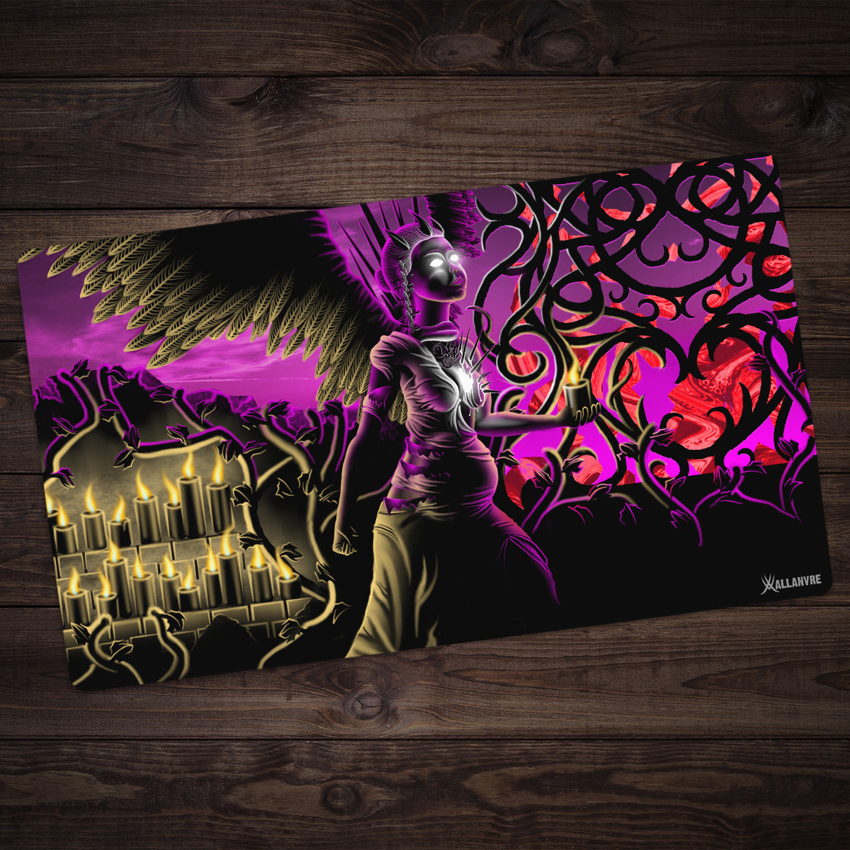 Tattered Glow Playmat - Premium Playmat from Inked Gaming - Just $34.99! Shop now at Game Crave Tournament Store