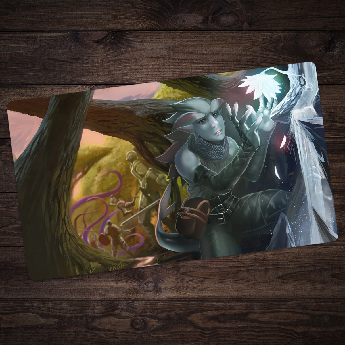 Voyage of the Lotus - Priorities Playmat - Premium Playmat from Inked Gaming - Just $34.99! Shop now at Game Crave Tournament Store