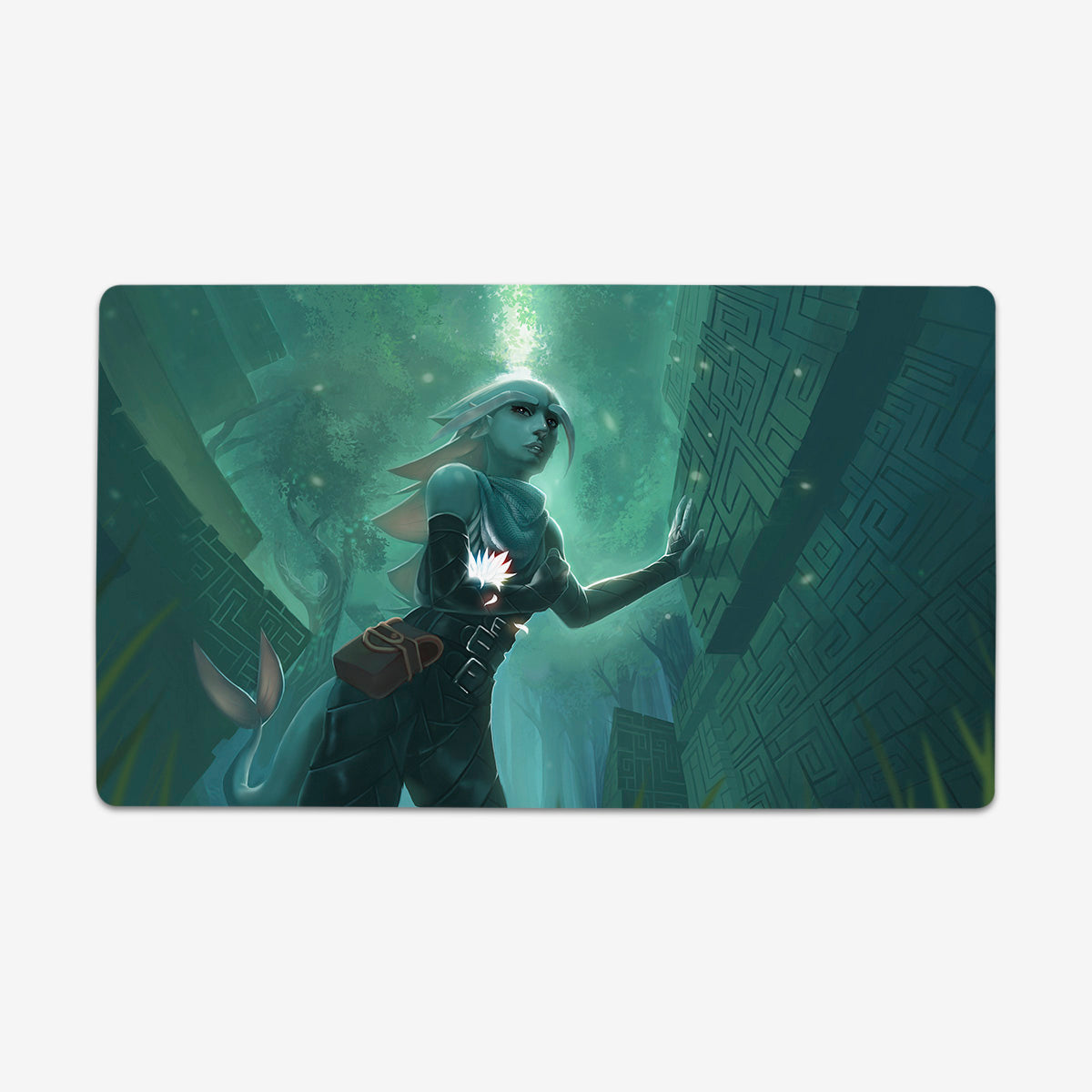 Voyage of the Lotus - The Whispering Ruins Playmat - Premium Playmat from Inked Gaming - Just $34.99! Shop now at Game Crave Tournament Store
